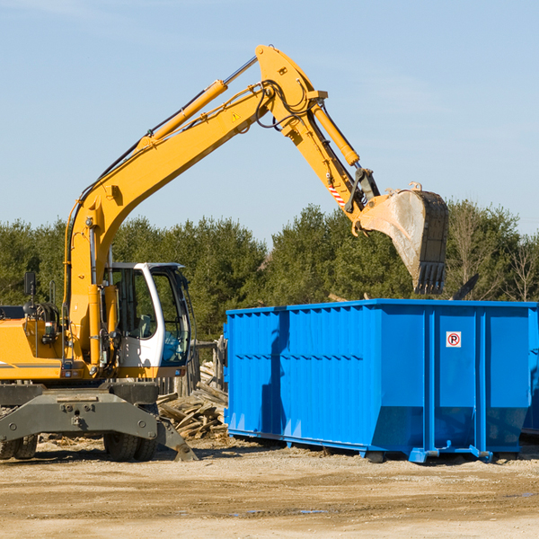 can i choose the location where the residential dumpster will be placed in Verona New York